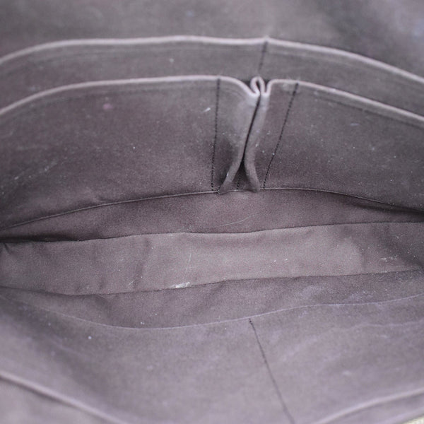 Louis Vuitton Porte Documents Voyage Briefcase Bag Brown