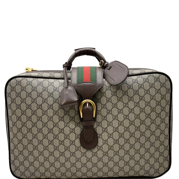 Gucci Web GG Supreme Suitcase Travel Bag - 127-0Shops Handbags