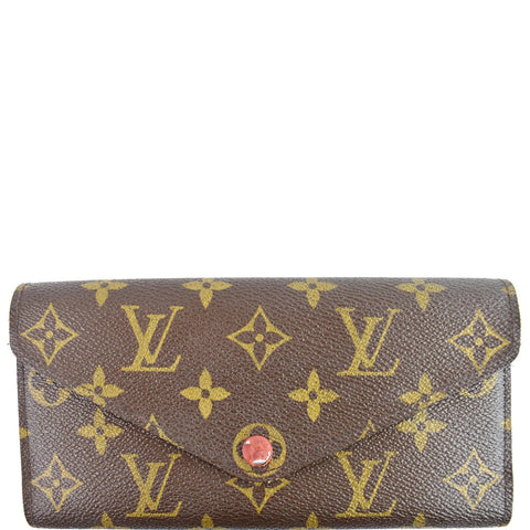 LOUIS VUITTON Josephine Monogram Canvas Wallet Brown