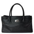 CHANEL Reissue Cerf Executive East West Leather Tote Bag Black