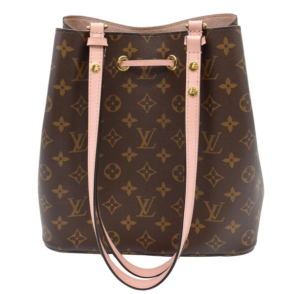 LOUIS VUITTON Neonoe MM Monogram Canvas Shoulder Bag Pink