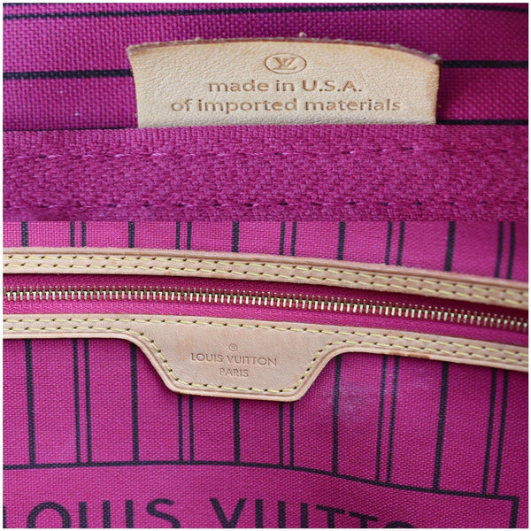 LOUIS VUITTON Neverfull GM Monogram Canvas Tote Bag Brown