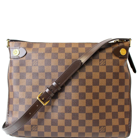 LOUIS VUITTON Duomo Damier Ebene Crossbody Bag Brown