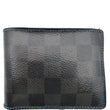 Louis Vuitton Slender Damier Graphite Canvas Wallet Blue
