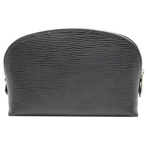 LOUIS VUITTON Epi Leather Pochette Cosmetic Pouch Black
