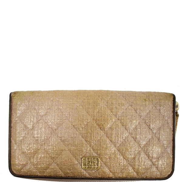 Chanel Zip Around Coated Canvas Wallet - Dallas Designer Handbags