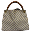LOUIS VUITTON Artsy MM Damier Azur Hobo Bag White