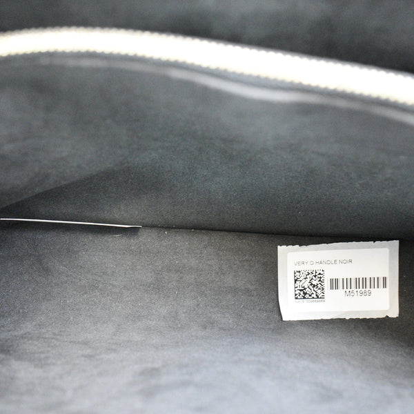 LOUIS VUITTON Very One Handle Calfskin Monogram Shoulder Bag Black