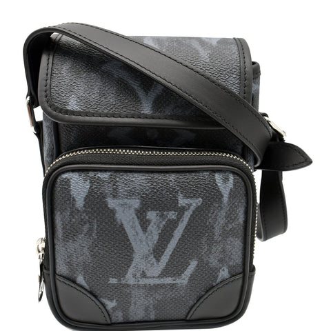LOUIS VUITTON Medium C Quilted Leather Crossbody Bag Khaki