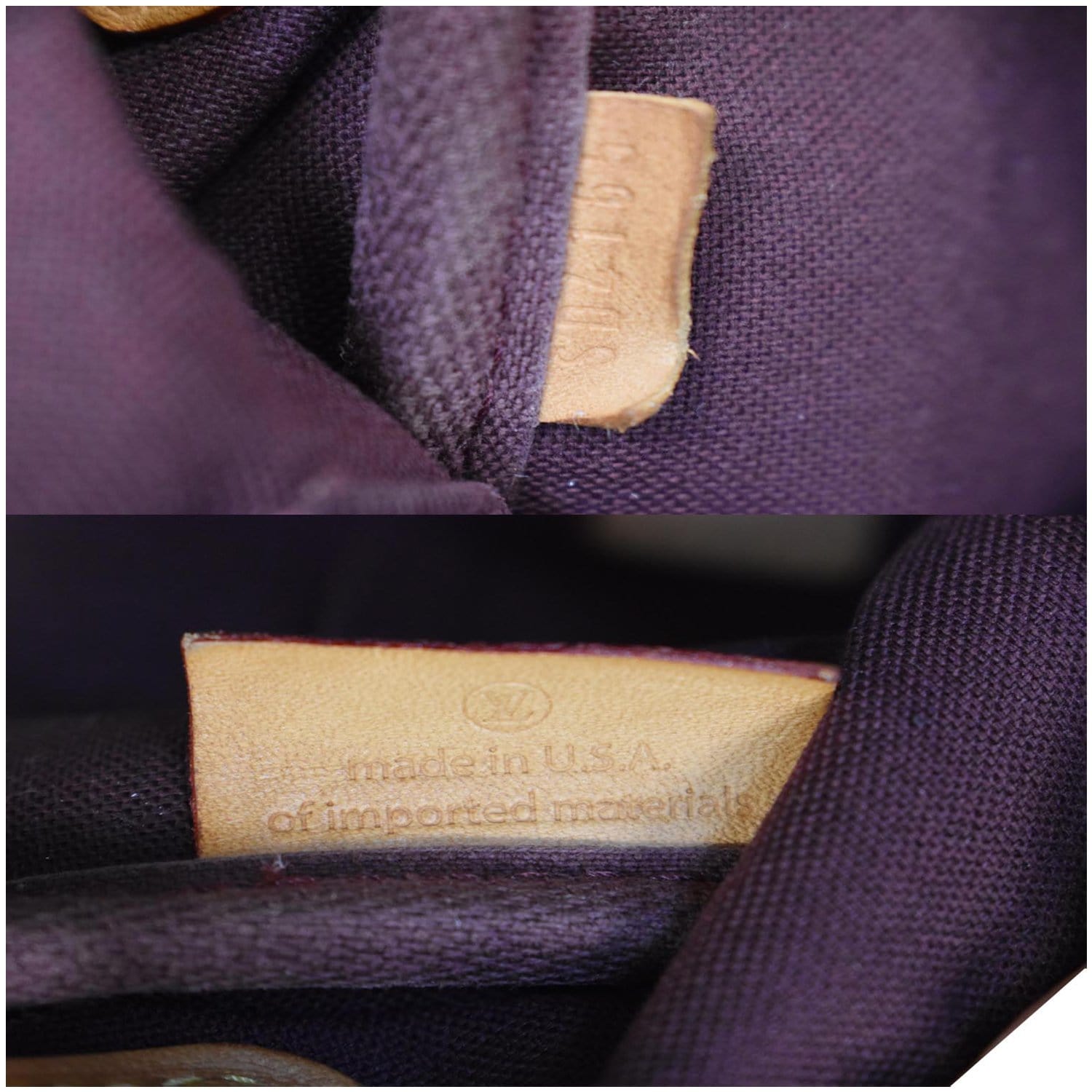 Louis+Vuitton+Favorite+Purple+Interior+Crossbody+MM+Brown+Canvas for sale  online