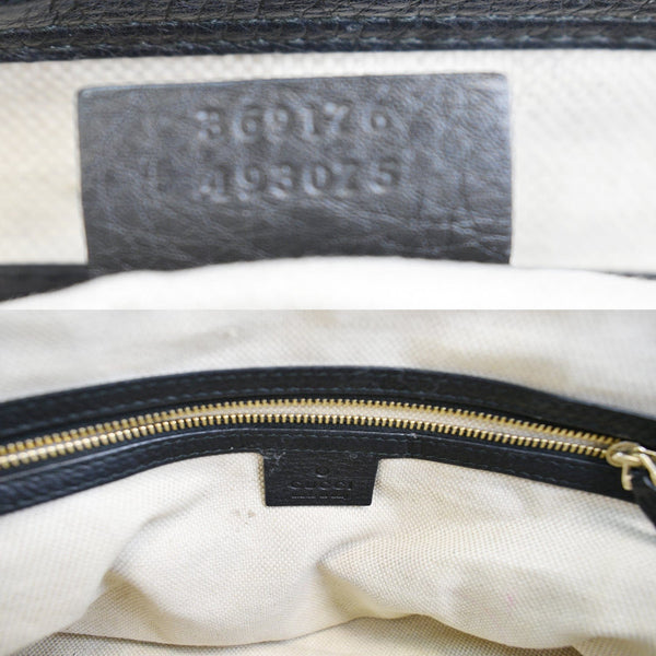Gucci Soho Tassel Pebbled Leather Top Handle Crossbody Bag