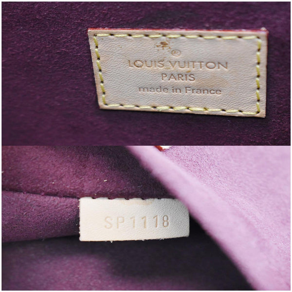 Louis Vuitton Montsouris NM Monogram Canvas Bag code tag