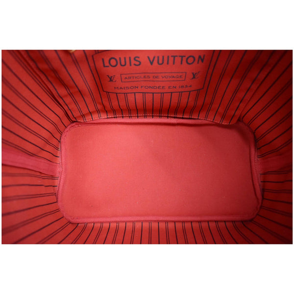 Louis Vuitton Neverfull MM Damier Ebene Tote Bag inside preview