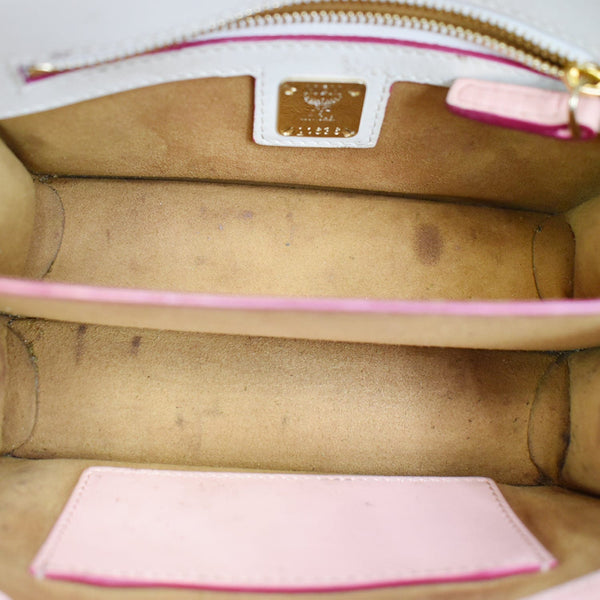 MCM Patricia Mini Block Leather Crossbody Bag Multicolor