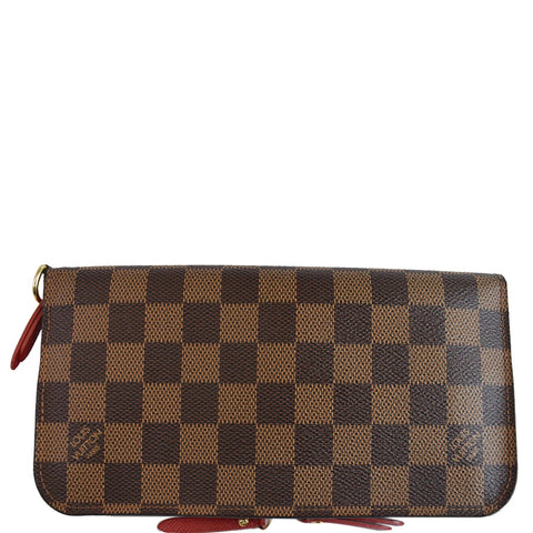 LOUIS VUITTON Insolite Damier Ebene Wallet Brown