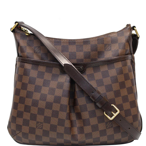 LOUIS VUITTON Bloomsbury PM Damier Ebene Crossbody Bag Brown
