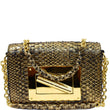 Tom Ford Natalia Medium Chain Turnlock  Bag Gold