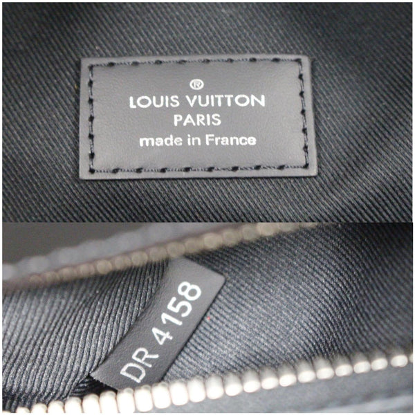 Louis Vuitton Alps Josh Damier Graphite bag interior