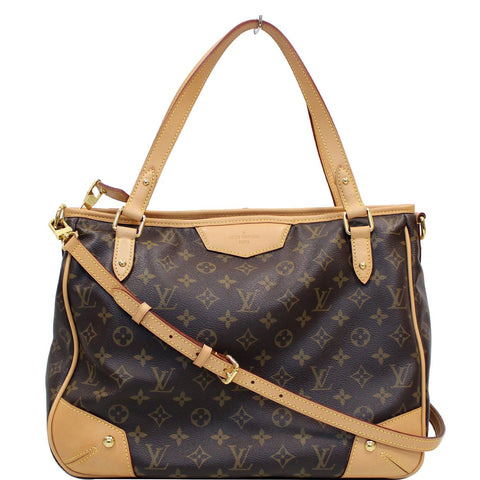 LOUIS VUITTON Estrela MM Monogram Canvas Shoulder Bag Brown