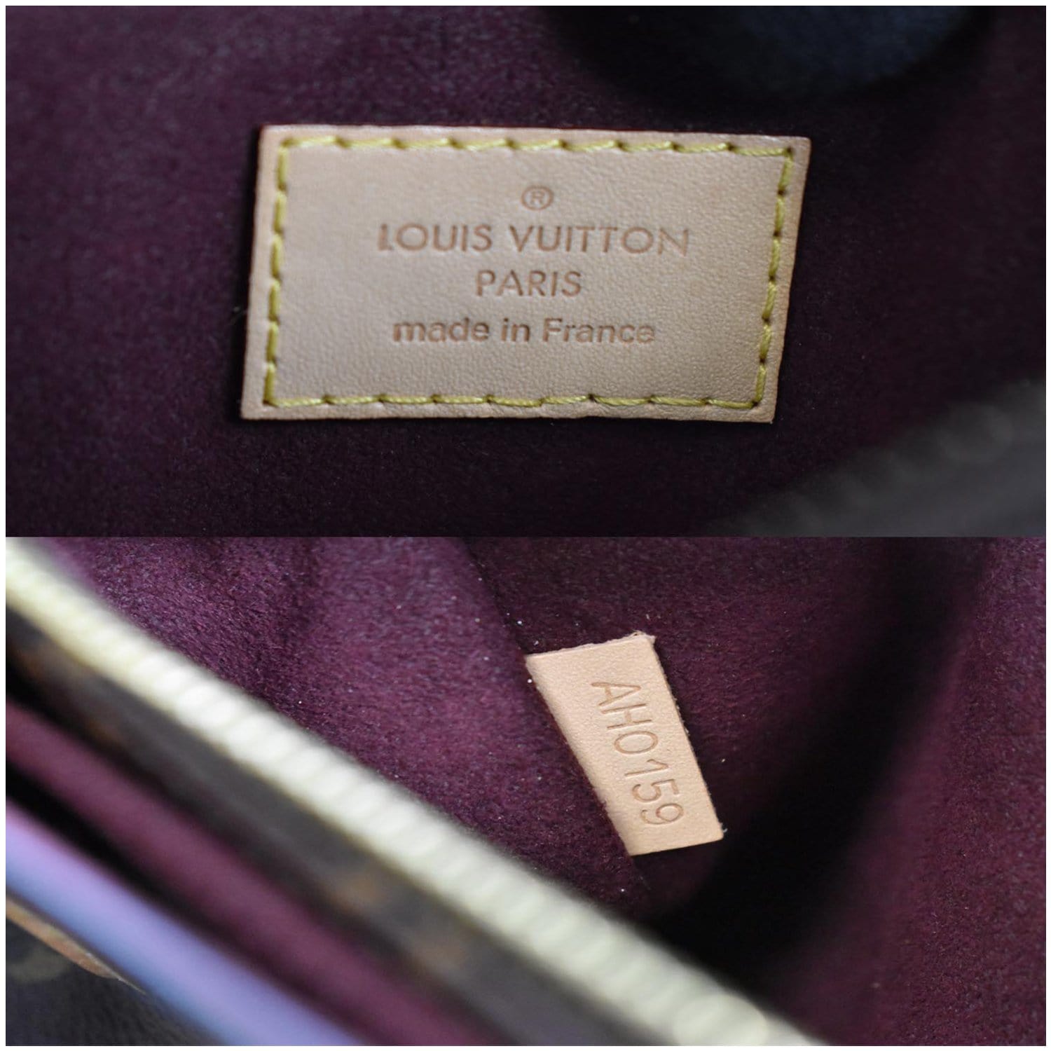 Satchel Louis Vuitton Brown in Cotton - 31948365