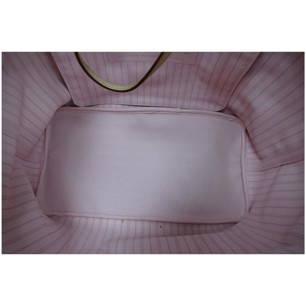 LOUIS VUITTON Neverfull GM Damier Azur Tote Bag Rose Ballerine