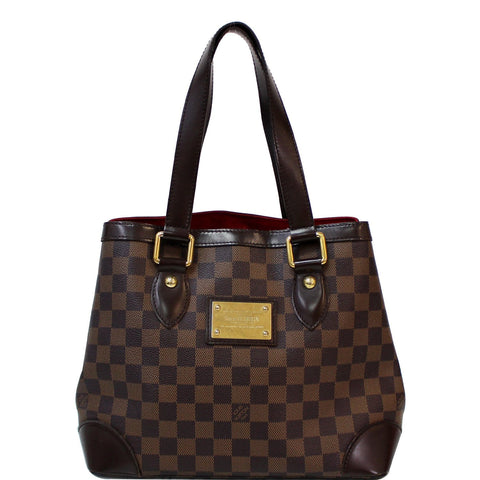 LOUIS VUITTON Hampstead PM Damier Ebene Shoulder Bag Brown