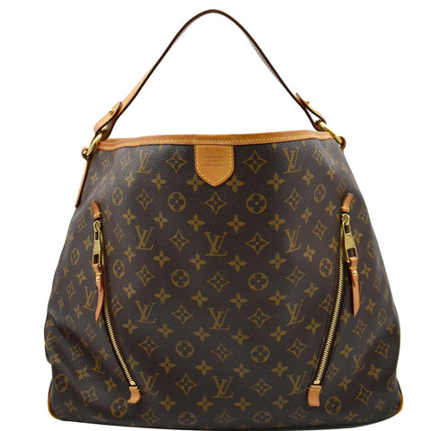 LOUIS VUITTON Delightful GM Monogram Canvas Shoulder Bag Brown