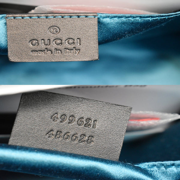 GUCCI Ophidia GG Small Suede Shoulder Bag Red 499621