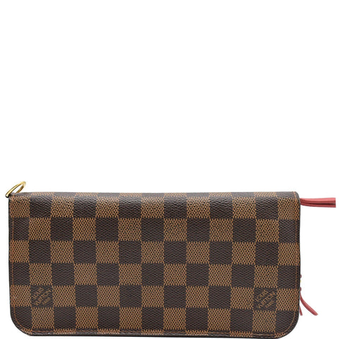 LOUIS VUITTON Insolite Damier Ebene Organizer Wallet Brown - Sold