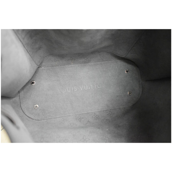 LOUIS VUITTON Girolata Monogram Mahina Leather Shoulder Bag Black