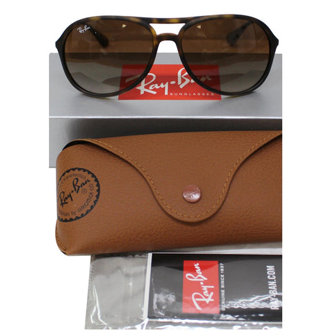 RAY-BAN RB4201 865/13 59 Sunglasses Rubber Havana / Brown Gradient Lens