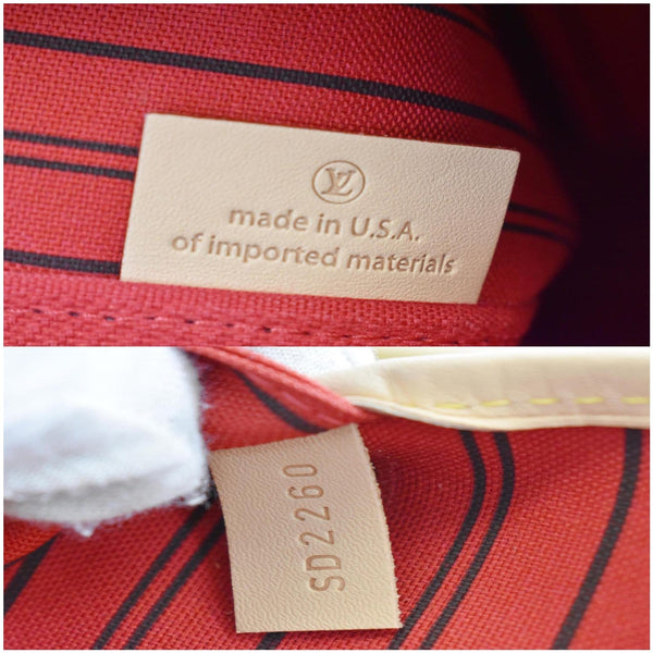 LOUIS VUITTON Neverfull MM Monogram Canvas Shoulder Bag Brown