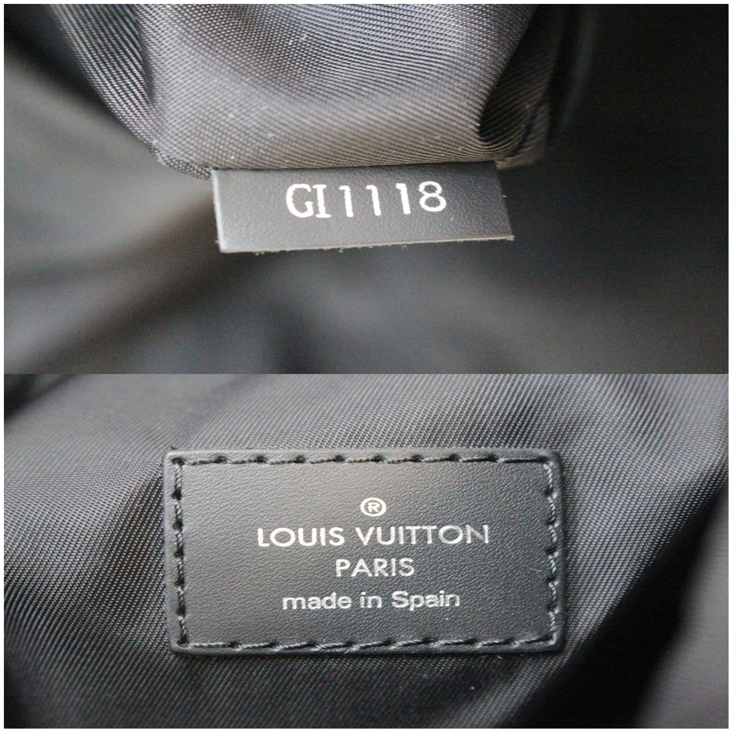 Louis Vuitton Grand Sac Bag Monogram Eclipse Canvas at 1stDibs