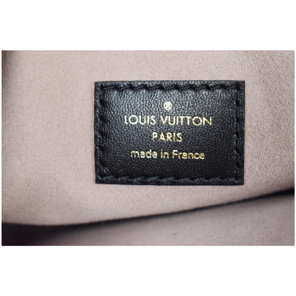 LOUIS VUITTON Coussin PM Monogram Embossed Shoulder Bag Black