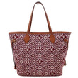 LOUIS VUITTON Neverfull MM Since 1854 Jacquard Shoulder Bag Bordeaux Red