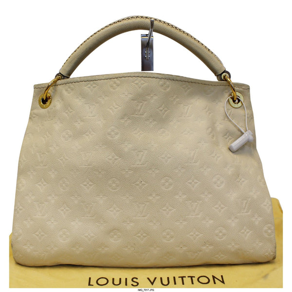 LOUIS VUITTON Artsy MM Neige Empreinte Leather Shoulder Bag-US