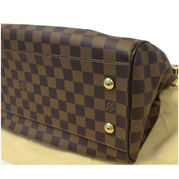 LOUIS VUITTON Trevi GM Damier Ebene 2way Shoulder Handbag Brown
