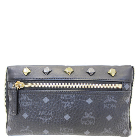 MCM Visetos Crossbody Bag Black