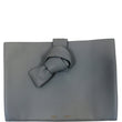 CELINE Knotted Leather Clutch Powder Blue-US