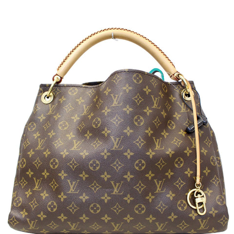 LOUIS VUITTON Artsy MM Monogram Canvas Hobo Brown Shoulder Bag