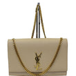 YVES SAINT LAURENT Kate Medium Leather Crossbody Bag Beige