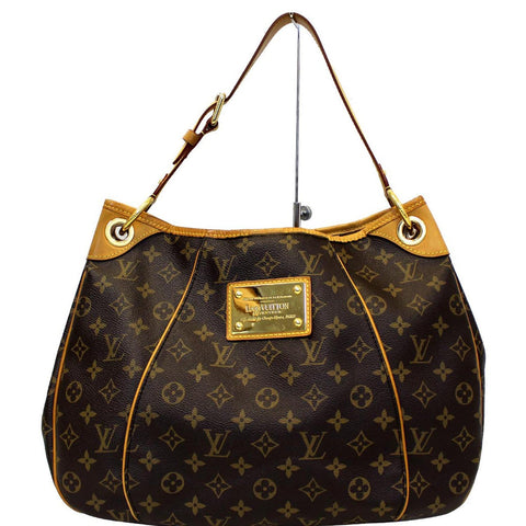 LOUIS VUITTON Galliera PM Monogram Canvas Shoulder Handbag Brown