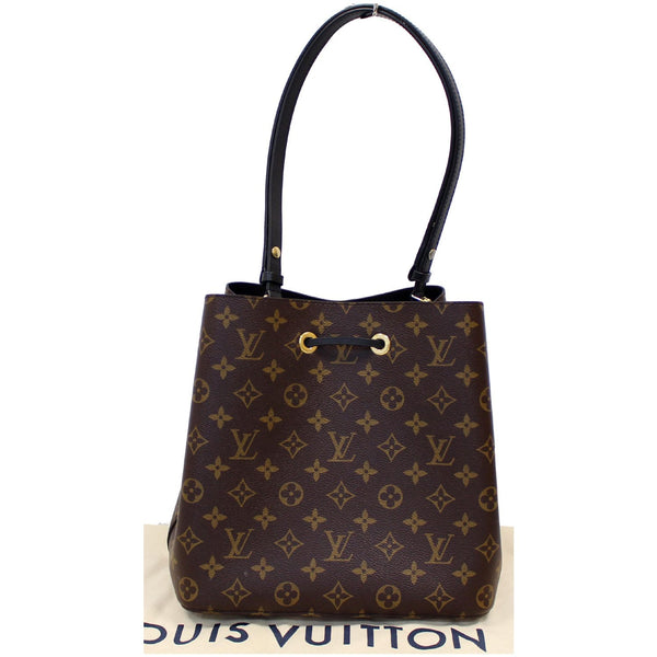 LOUIS VUITTON Neonoe Monogram Canvas Shoulder Bag Black