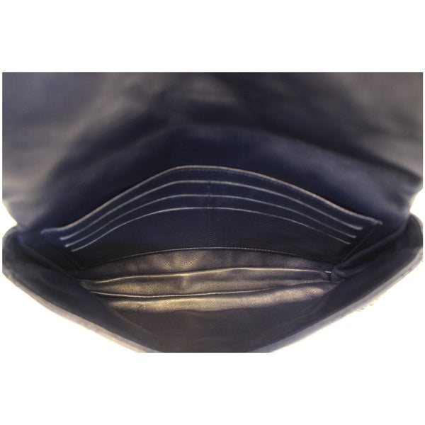 CHRISTIAN DIOR Miss Dior Cannage Quilted Leather Crossbody Bag Black-US