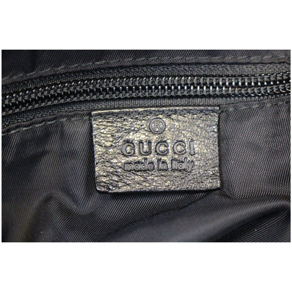 GUCCI Black Leather Signature Extra Large Tote Bag 189680-US