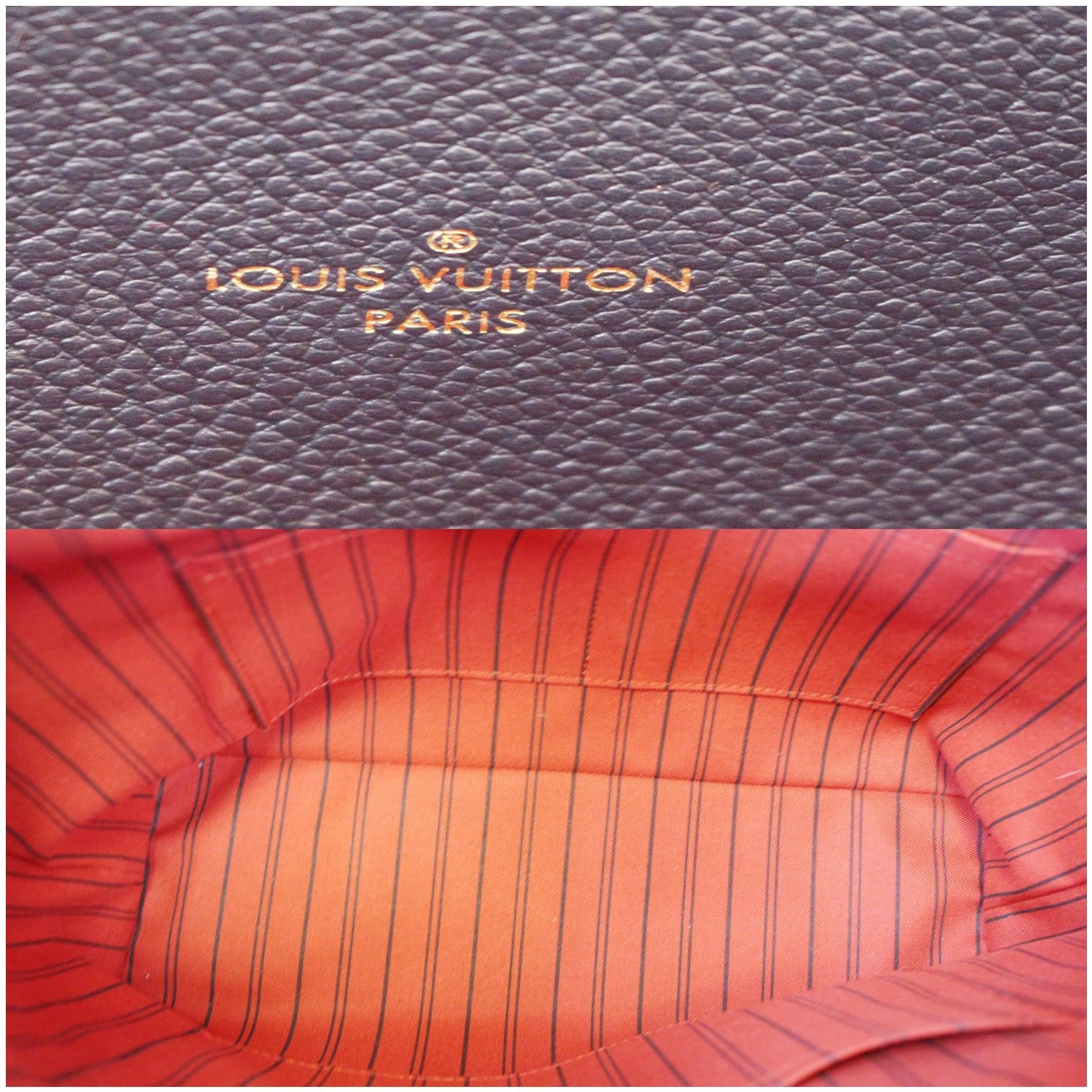 Louis Vuitton Marine/Rouge Monogram Empreinte Leather Melie Bag Louis  Vuitton