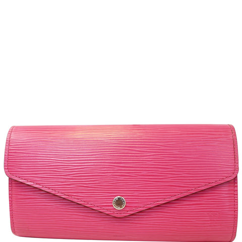 Louis Vuitton Sarah Epi Leather Wallet Pink