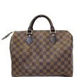 LOUIS VUITTON Speedy 30 Damier Ebene Brown Satchel Bag-US