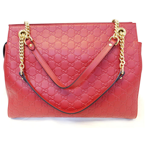 Gucci Shoulder Bag Guccissima Leather Soft Signature