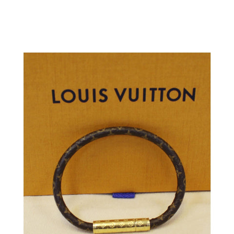 LOUIS VUITTON Monogram Canvas Confidential Bracelet